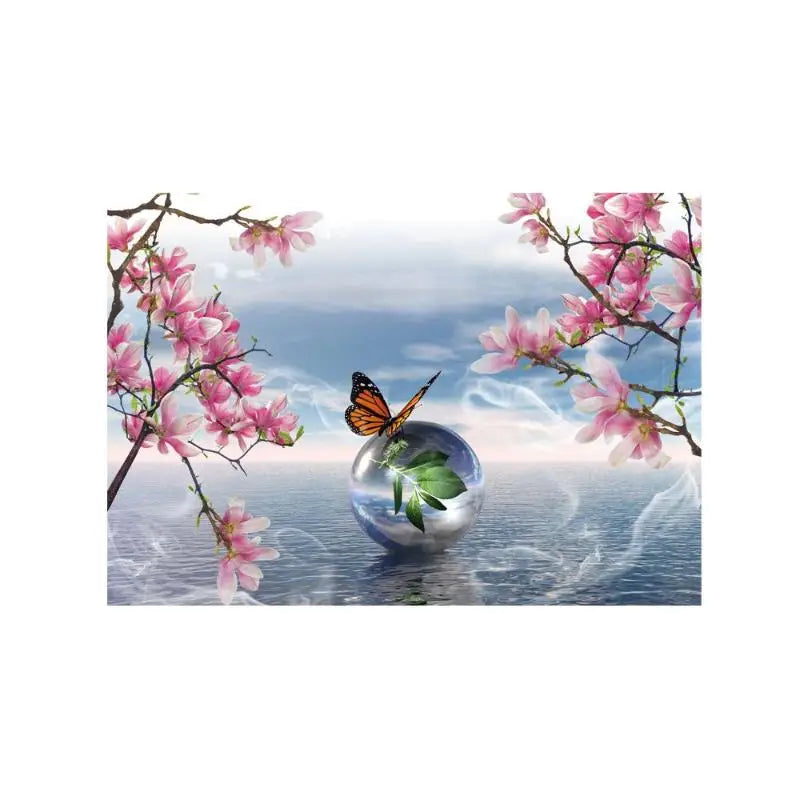 Papier Peint Animaux - Papillon Bulle de Savon  Ethnique déco