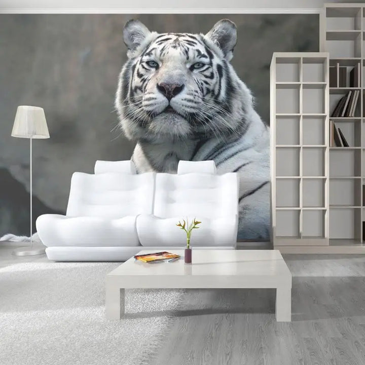 Papier Peint Animaux - Tigre du Bengale  Ethnique déco