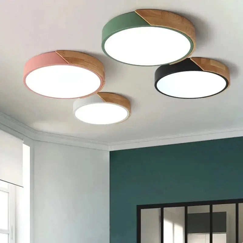 Plafonnier LED Moderne - Le macaron  Ethnique déco