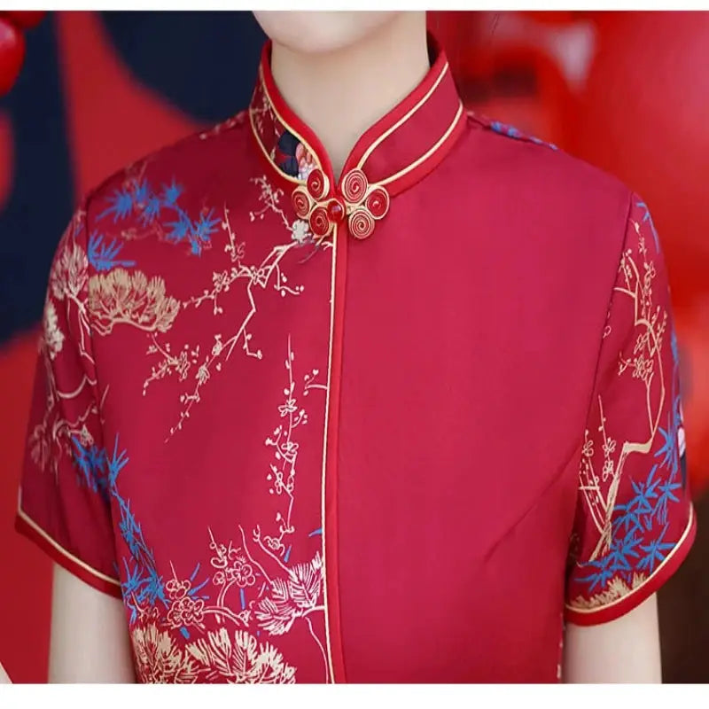Robe Chinoise - La Rouge Moderne  Ethnique déco