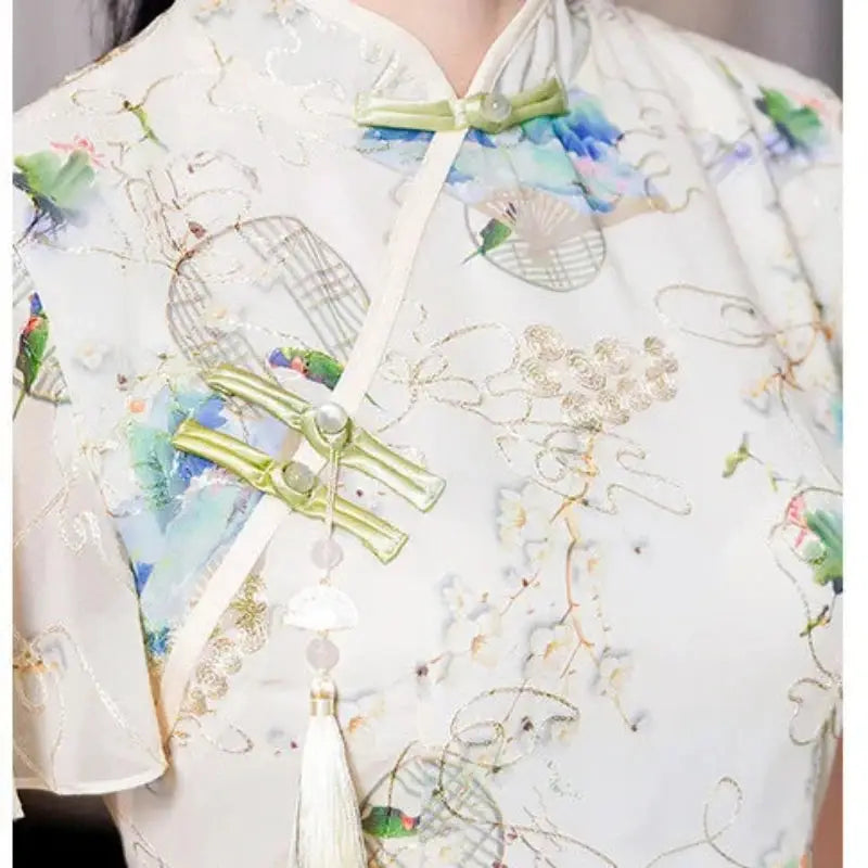 Robe Chinoise - Qipao Le Bel Oiseau  Ethnique déco