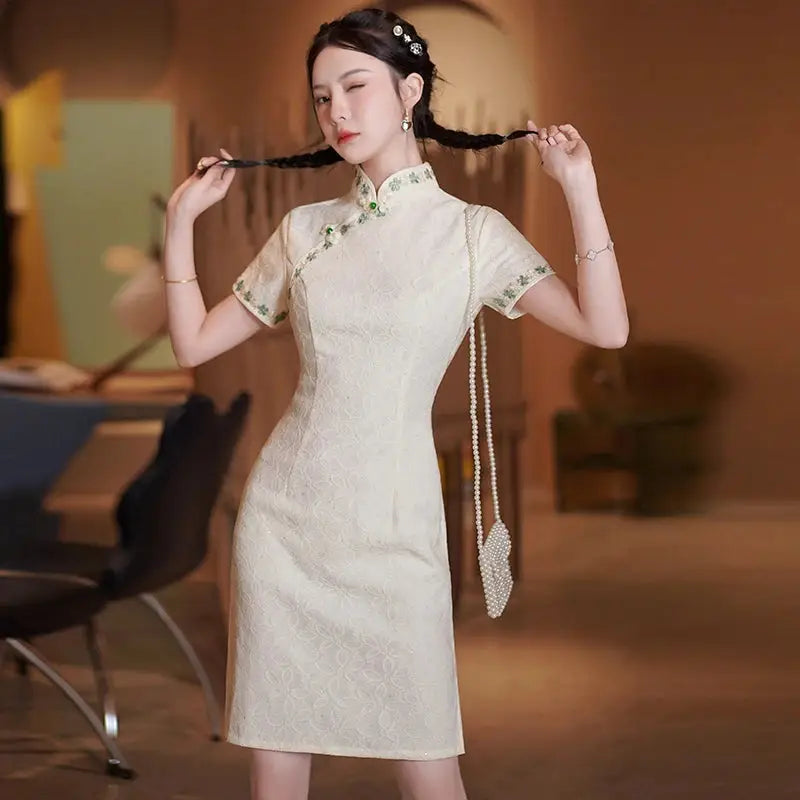 Robe Chinoise - Sheongsams Le Printemps  Ethnique déco