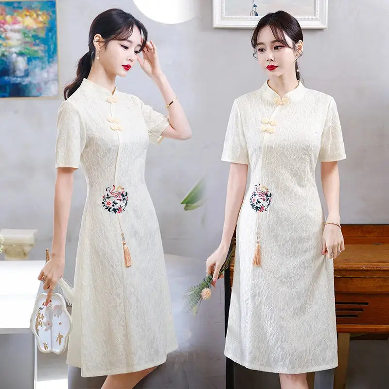 Robe Chinoise - Tradition Moderne  Ethnique déco