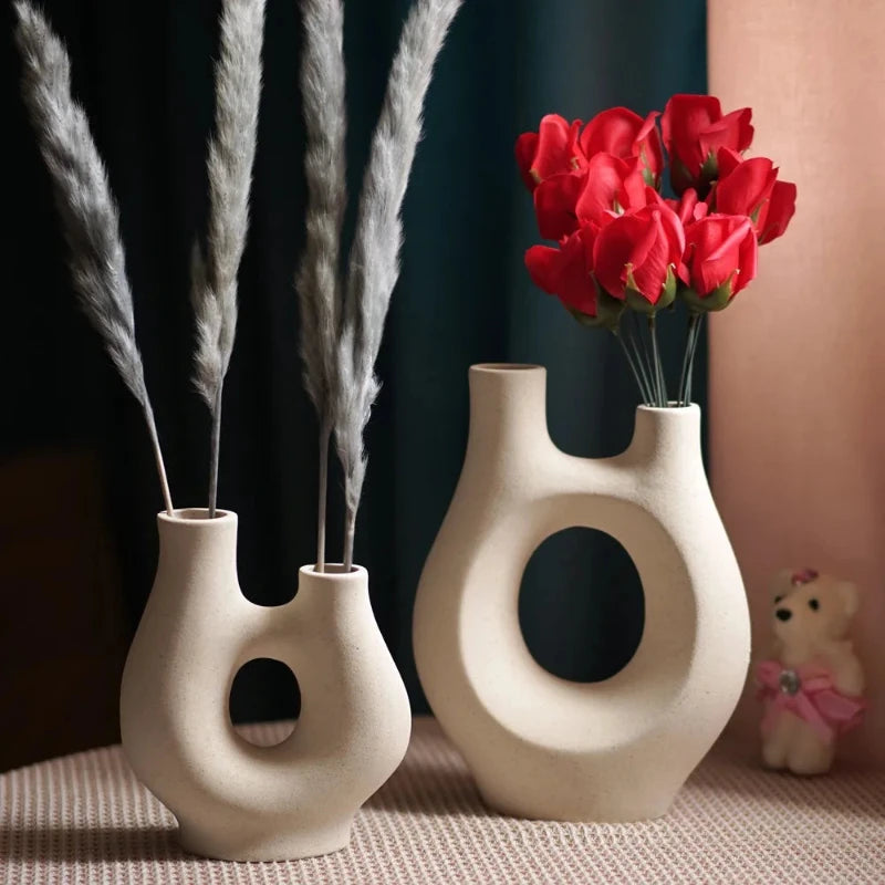 Vase Scandinave - Donuts  Ethnique déco