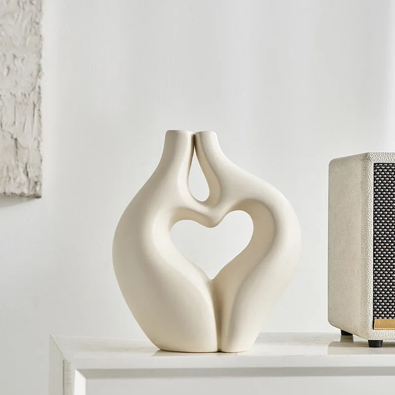 Vase en Céramique - Couple  Ethnique déco