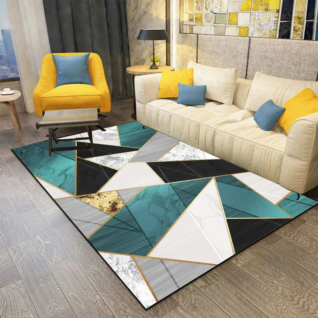 Tapis Scandinave - Design Sobriété  Ethnique déco